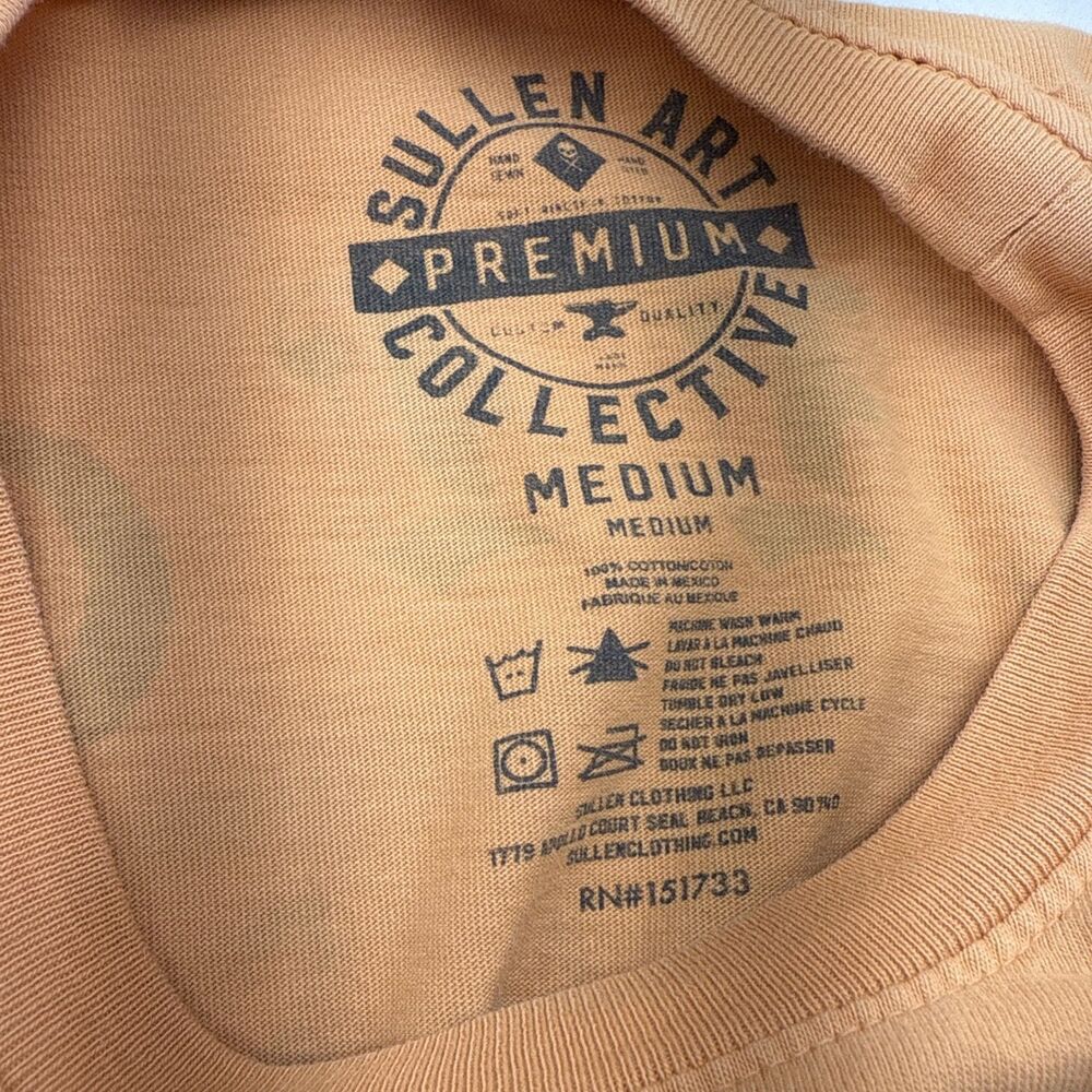 Sullen Art Collective Jades Short Sleeve T Shirt Tangerine Size Medium Men’s - Picture 8 of 10